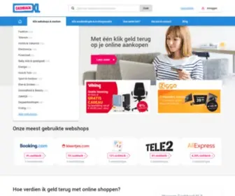 CashbackXl.nl(Cashback XL) Screenshot