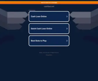 Cashbet.net(Www) Screenshot