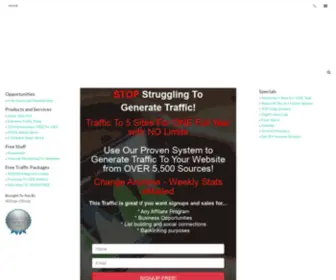 Cashblaster5000.com(Your Trusted Source for Affiliate Marketing Training and Traffic Generation) Screenshot