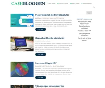 Cashbloggen.se(Tjäna Pengar Online) Screenshot