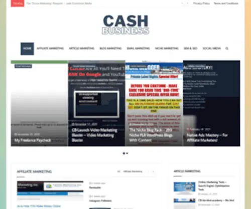 Cashbusiness.at(Wir haben eine Geldidee für dich) Screenshot