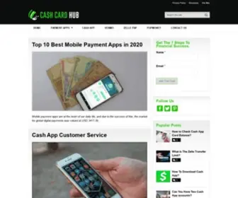 Cashcardhub.com(The Beginner’s Guide To Payment Apps) Screenshot