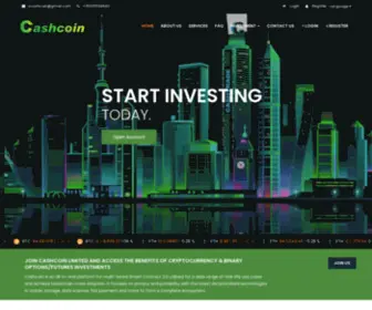 Cashcoin.ltd(Enhancing crypto and real life investment) Screenshot