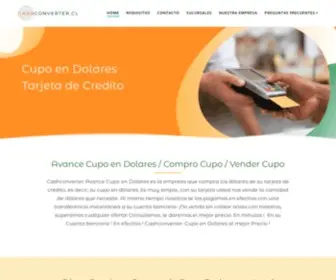 Cashconverter.cl(Cupo en Dolares Tarjeta Credito➡️Avance) Screenshot