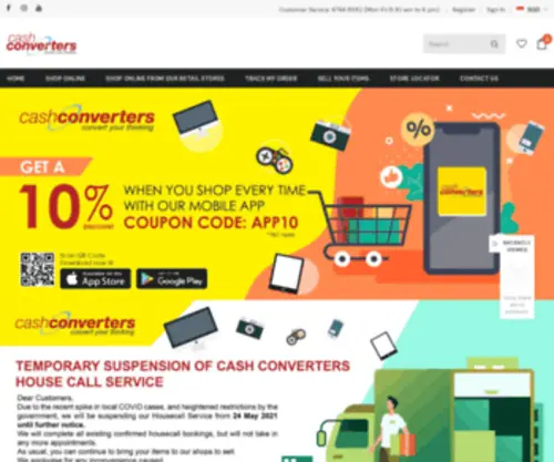 Cashconverters-Asia.com(Cash Converters Asia) Screenshot