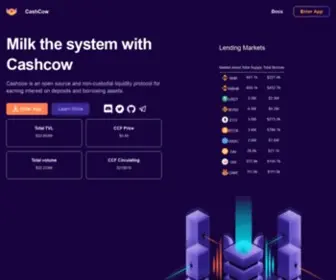 Cashcow.finance(CashCow DEFI Practitioners) Screenshot