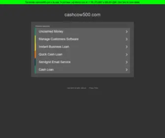 Cashcow500.com(LAZY MONEY SECRET) Screenshot