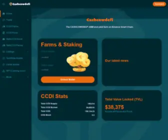 Cashcowswap.org(Cashcowdefi Swap) Screenshot