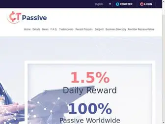 Cashdailypaid.com(CT PASSIVE) Screenshot