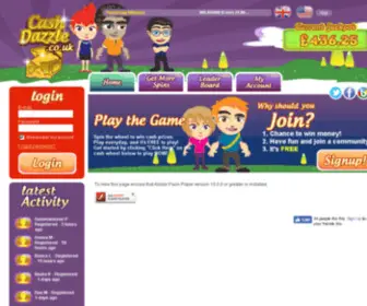 Cashdazzle.co.uk Screenshot