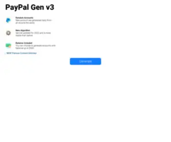 Cashdud.com(PayPal Gen v3) Screenshot