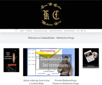Cashenblades.com(Matherton forge) Screenshot