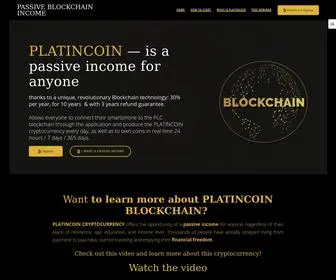 Cashflow-Blockchain.com(Platincoin Cryptocurrency) Screenshot