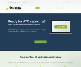 Cashflow-Manager.com.au(Small Business Accounting & Bookkeeping Software) Screenshot