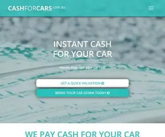 Cashforcars.com.au(Cash for Cars Melbourne) Screenshot
