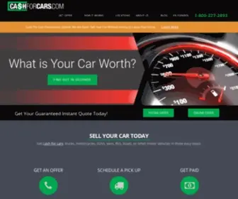 Cashforcars.com(Cash for Cars) Screenshot