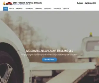 Cashforcarsremovalbrisbane.com.au(Cash for Cars Removal Brisbane) Screenshot