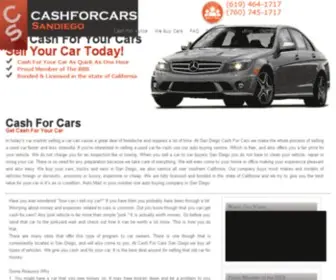 Cashforcarssandiego.com(Cash For Cars) Screenshot