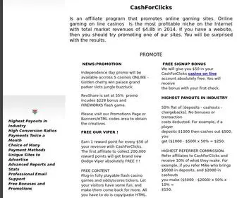 Cashforclicks.com Screenshot