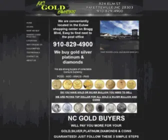 Cashforgoldcarolina.com(NC Gold Buyers 910/) Screenshot