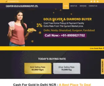 Cashforgoldindelhincr.com(#No.1 Cash for Gold in Delhi NCR) Screenshot
