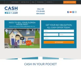 Cashformyhouse.com(We Buy Houses Jacksonville and Surrounding Areas) Screenshot