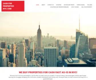 Cashforpropertiesnyc.com(Cash For Properties NYC) Screenshot