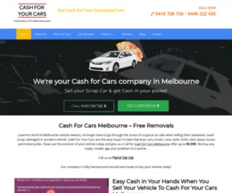 Cashforyourcars.com.au(Cash for Cars Melbourne) Screenshot