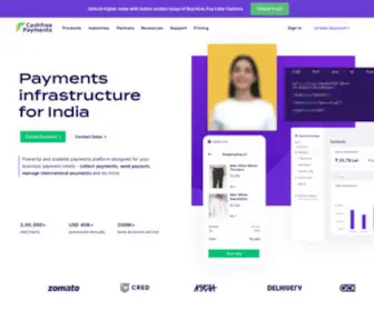 Cashfree.com(Built for your business payment needs) Screenshot