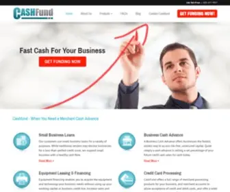 Cashfund.com(Small Business Loans) Screenshot