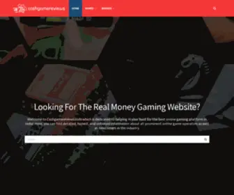 Cashgamereviews.com(Best Online Cash Gaming Sites Review & Rating) Screenshot