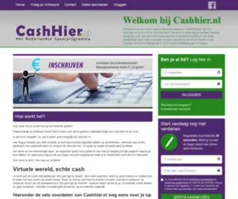Cashhier.nl(Online geld verdienen op CashHier) Screenshot