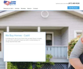 Cashhousebuyersusa.com(Fast Home Buyer) Screenshot