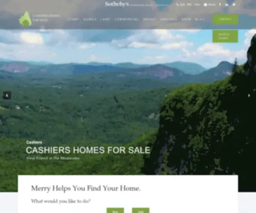 Cashiersnchomes.com(Merry Soellner) Screenshot