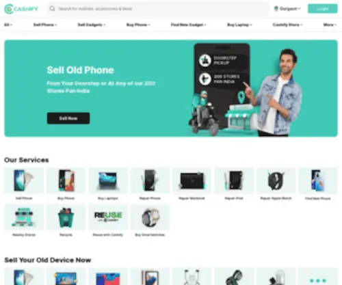Cashify.in(Sell/Buy Old and Used Mobile Phones Online in India For Instant Cash) Screenshot
