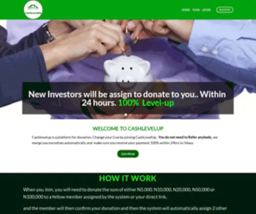 Cashlevelup.com(Advertising) Screenshot