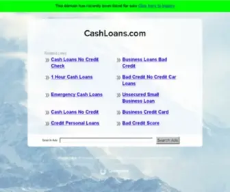 Cashloans.com(Payday Loans) Screenshot