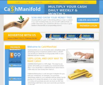 Cashmanifold.com(Ca$h Manifold) Screenshot