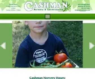 Cashmannursery.com(Cashman Nursery) Screenshot