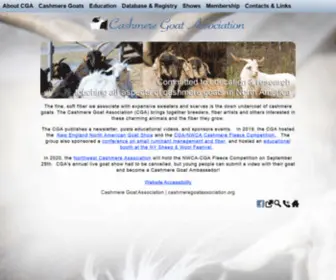 Cashmeregoatassociation.org(Cashmere Goat Association) Screenshot