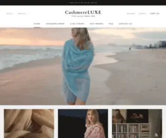 Cashmereluxe.com(Cashmere Luxe) Screenshot