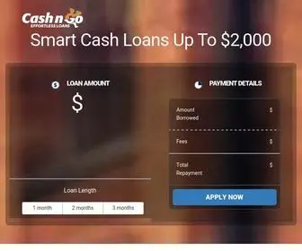 Cashngo.com.au(Fast Cash Loans) Screenshot