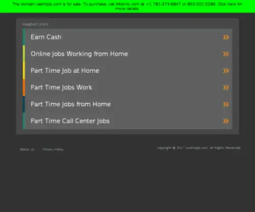 Cashnjob.com(Earn 10$ for every 30 second Task) Screenshot