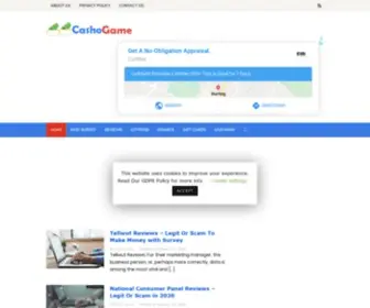 Cashogame.com(Paid Survey) Screenshot