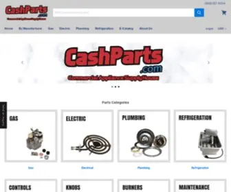 Cashparts.com(Commercial Kitchen & Restaurant Parts for less and research assistance) Screenshot