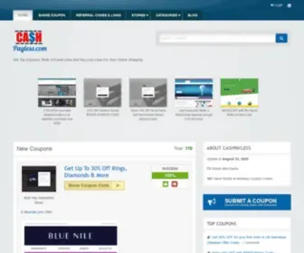 Cashpayless.com(Hand Tested Coupons) Screenshot