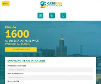 Cashplus.ma(Cash Plus : votre établissement de paiement au Maroc) Screenshot