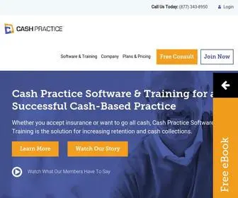 Cashpractice.com(Cash Practice Software & Training) Screenshot