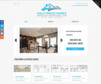 Cashpricehomes.com(Half Price Homes) Screenshot