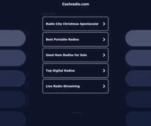 Cashradio.com(Cashradio) Screenshot